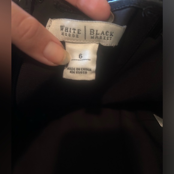 Strapless White House Black Market Dress ✨ - Picture 3 of 4